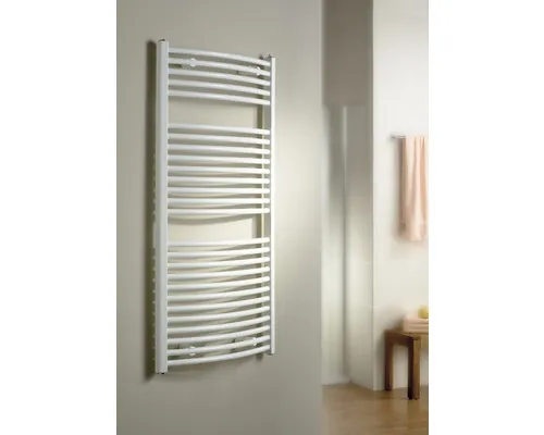 Radiator / Calorifer baie portprosop Schulte München rotund 1215x500 mm alb alpin buc