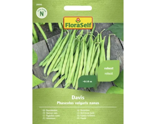 Semințe legume FloraSelf fasole Davis buc