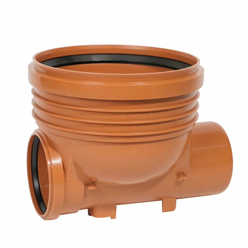 Baza camin canalizare, PP, D 315 mm, cu 1 intrare + 1 iesire, D 160 mm buc