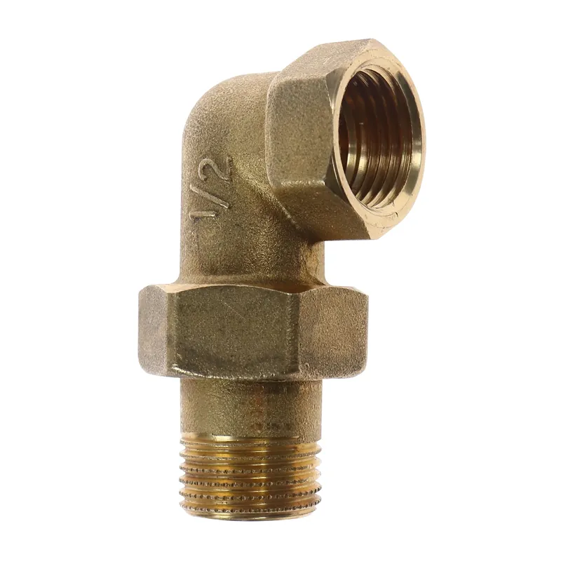 Cot cu racord olandez A98FF, alama, FI-FE, 1/2" buc