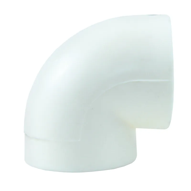 Cot PPR 90° Vesbo, filet interior, 40 mm, alb