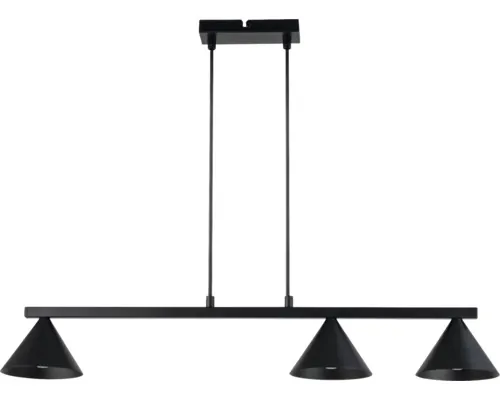 Lustră Pura G9 max. 3x25W, negru/metal buc