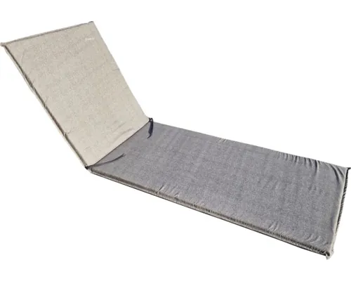 Saltea șezlong Clasic 190x56x4 cm gri buc