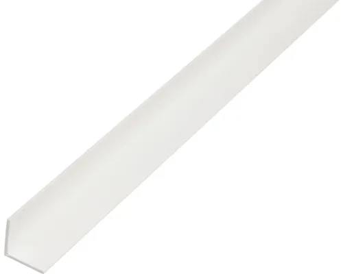 Cornier plastic Alberts 50x50x1,2 mm, lungime 2,6m, alb buc