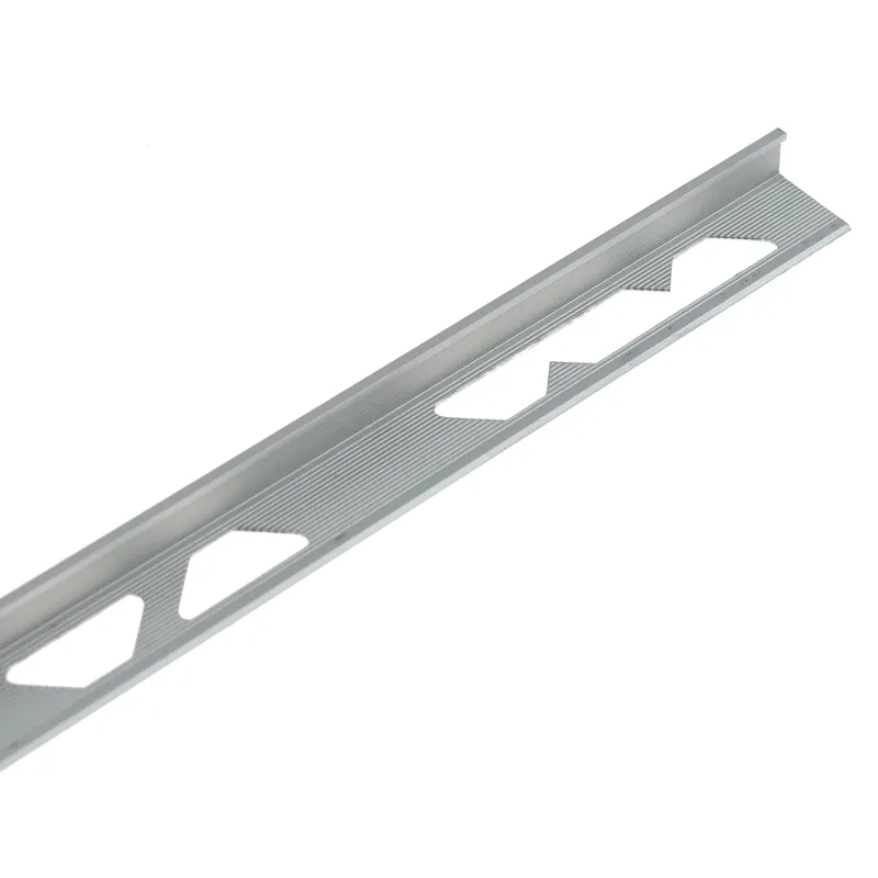 Profil aluminiu terminatie gresie si faianta, drept, argintiu, 10 x 2500 mm buc