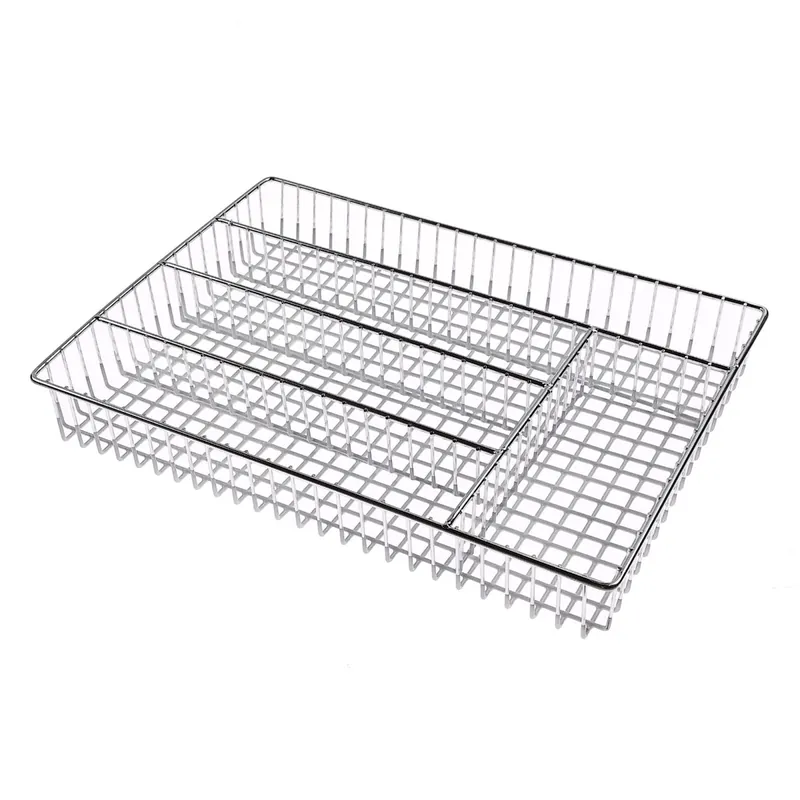 Suport tacamuri pentru sertar, HIE-0198B, metal cromat, 36 x 26 x 5 cm buc