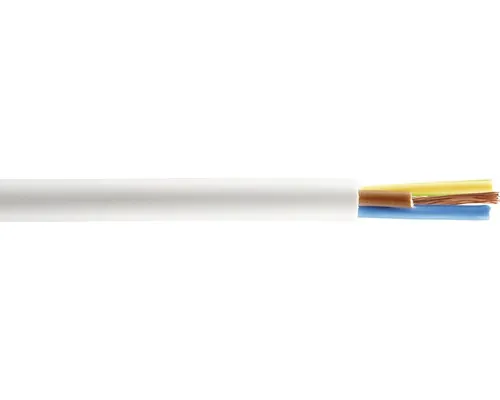 Cablu MYYM (H03VV-F) 3x0,75 mm² alb, inel 100m buc