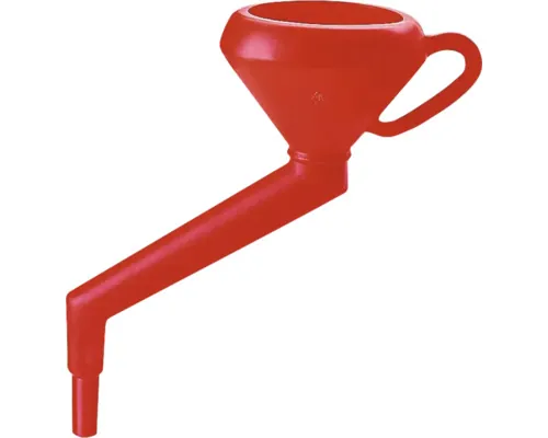 Pâlnie plastic cu cot Hünersdorff Ø175mm, cu sită fină inoxidabilă, pentru combustibili buc
