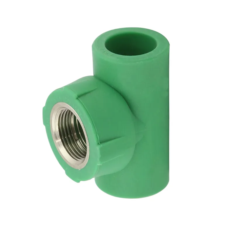 Teu PPR, D 32 mm x 1", filet interior, verde buc