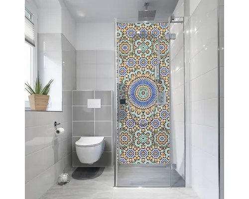 Tapet baie/duș mySpotti Fresh Jill folie PVC rigidă 255x100 cm buc