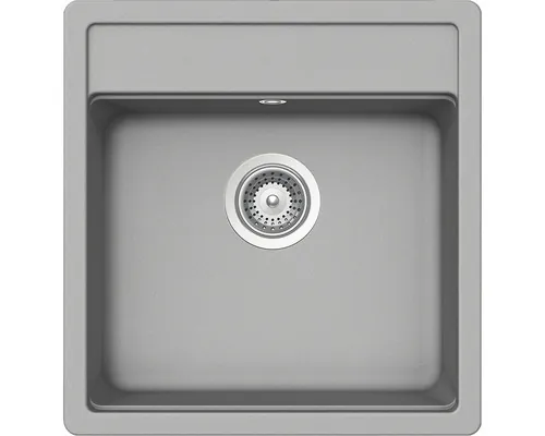 Chiuvetă bucătărie cristalite 1 cuvă Schock Nemo N-100S 51x49 cm fără picurător Croma buc