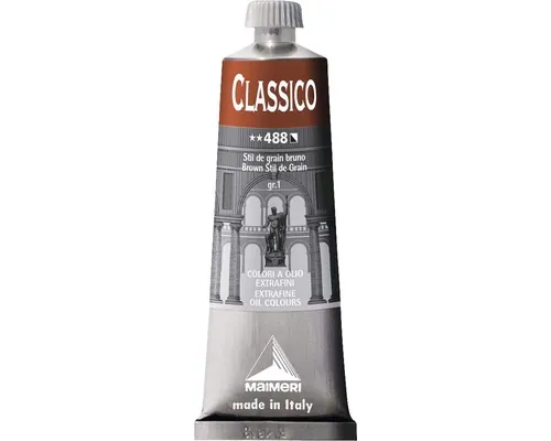 Culoare ulei Classico Maimeri 488 Brown Stil de Grain 60 ml buc