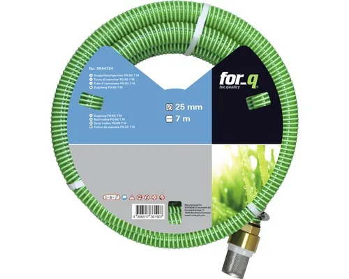 Garnitură furtun de aspirare for_q FQ-SG 7m verde buc