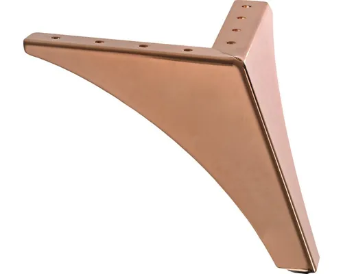 Picior de mobilă Hettich Deva 160x160x120 mm max. 50 kg oțel aspect de cupru buc