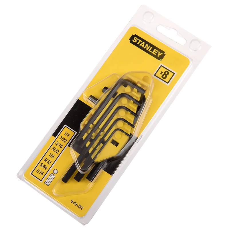 Set chei imbus Stanley 0-69-252, 1/16"-1/4", 8 piese