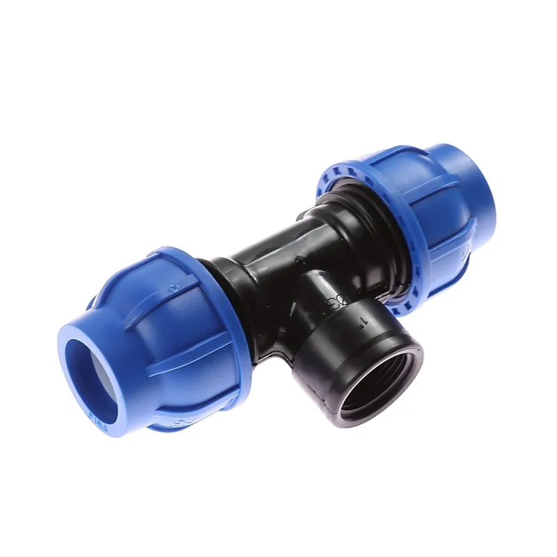 Teu compresiune PEHD, filet interior, D 25 mm x 3/4" buc