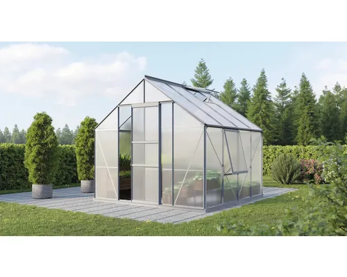 Seră grădină Vitavia Meridian 1 6700 policarbonat 257x258 cm aluminiu buc