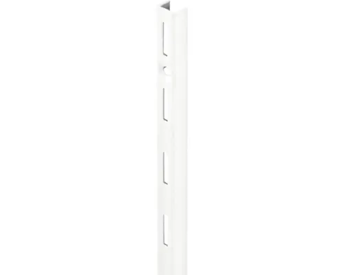 Șină simplă de perete Dolle Single Slot 995mm, albă, pentru rafturi modulare buc
