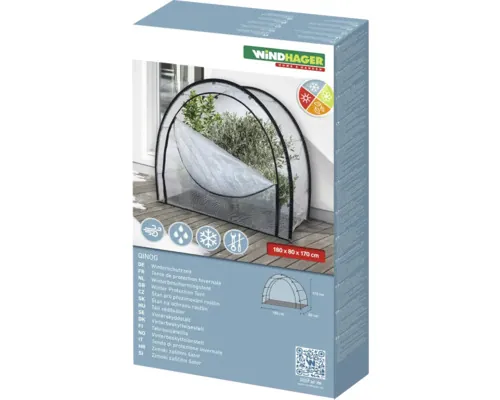 Cort protecție iarnă plante Windhager Qinog 180x80x170 cm buc