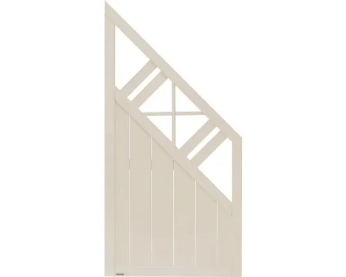 Gard lemn element închidere Konsta Provence dreapta 180/90x90 natur buc