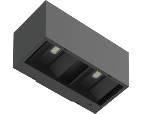 Lampă solară cu LED cub 1400 lumeni 4000K, gri buc