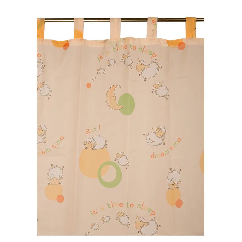 Perdea Rovitex Sheep 6702, model cu desene, multicolor, poliester, 145 x 245 cm