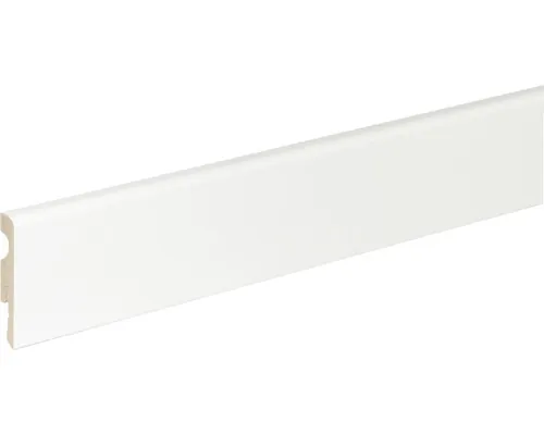 Plintă MDF SKANDOR FU07 albă 2400x58x10 mm buc