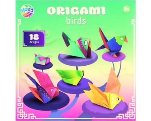 Set origami Moxy păsări, 18 modele buc