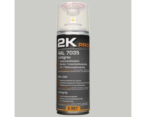 Vopsea spray 2K PRO RAL 7035 gri luminos lucios 400 ml buc