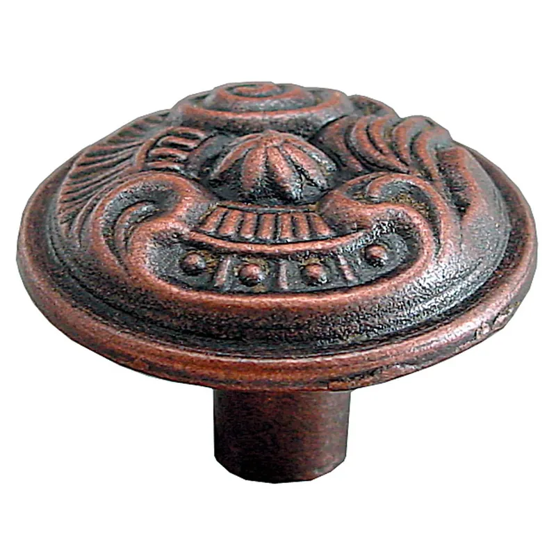 Buton pentru mobila, metalic, cupru antic, M 482.08.28, 30 x 22.5 mm buc