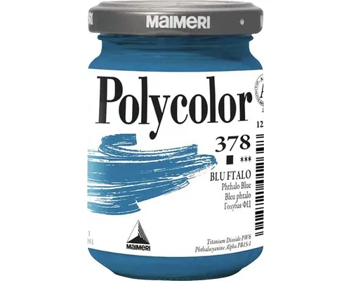 Culoare vinilică Polycolor 378 Phthalo Blue 140 ml buc