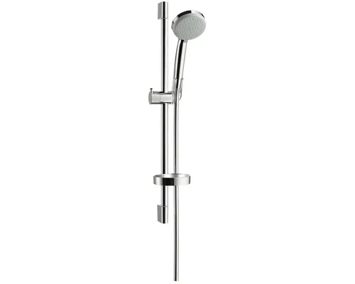 Set duș hansgrohe Croma 100 Vario, pară mobilă 4 funcții, bară perete 65 cm și săpunieră, crom buc