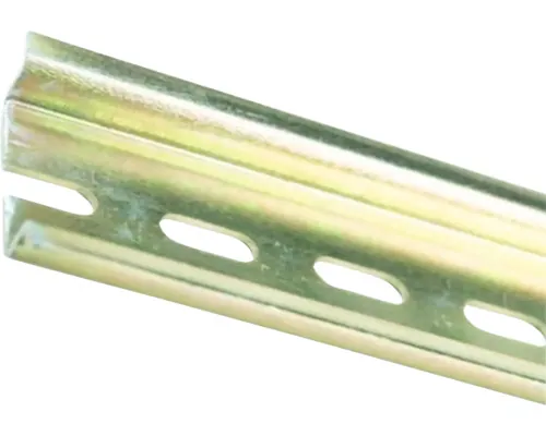 Șină DIN Elvon șlițată 100cm 35mm pentru tablouri electrice, metal buc