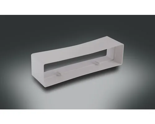 Conector tub plat din plastic Rotheigner 220x54 mm alb buc