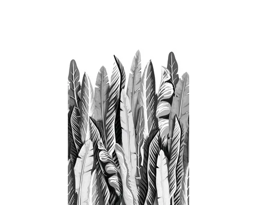 Fototapet vlies Marburg Smart Art Easy 47207 frunze gri 159x270 cm rola