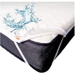 Husa protectie saltea impermeabila matlasata prindere cu elastic 140x190 cm HS-M-14X19 Pernador
