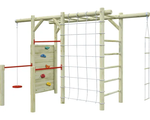 Turn de joacă pentru copii Palmako Merit lemn 352x204x220 cm buc