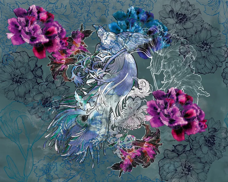 MYSTICAL DREAM FOTOTAPET WET