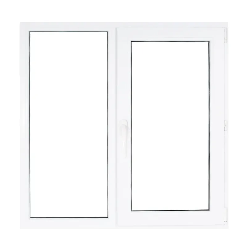 Fereastra PVC termopan, 4 camere, alb, 146 x 116 cm, fixa + simpla deschidere, dreapta buc