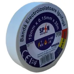 Banda izolatoare 20m SPN9351A alb Spin