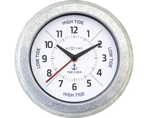 Ceas perete NeXtime Tide alb Ø 22 cm buc