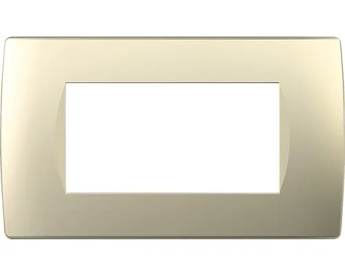 Ramă aparataje TEM Soft 4 module, auriu buc