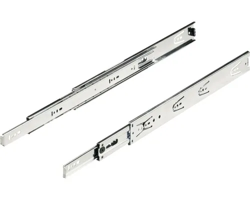 Glisiere tip șină cu bile Hettich KA5632 550mm, max. 45kg, oțel cromat, 1 pereche buc
