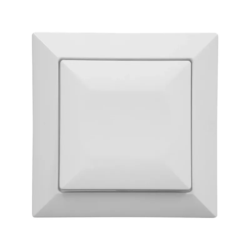 Intrerupator cu revenire Abex Perla WP-6P, incastrat, alb buc