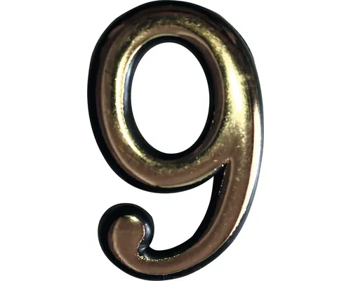 Număr casă „9” pentru poartă/ușă, material PVC buc