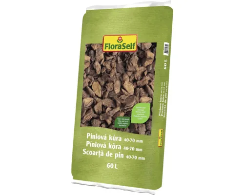 Scoarță decorativă de pin mediteraneean FloraSelf 40-70 mm 60 l buc