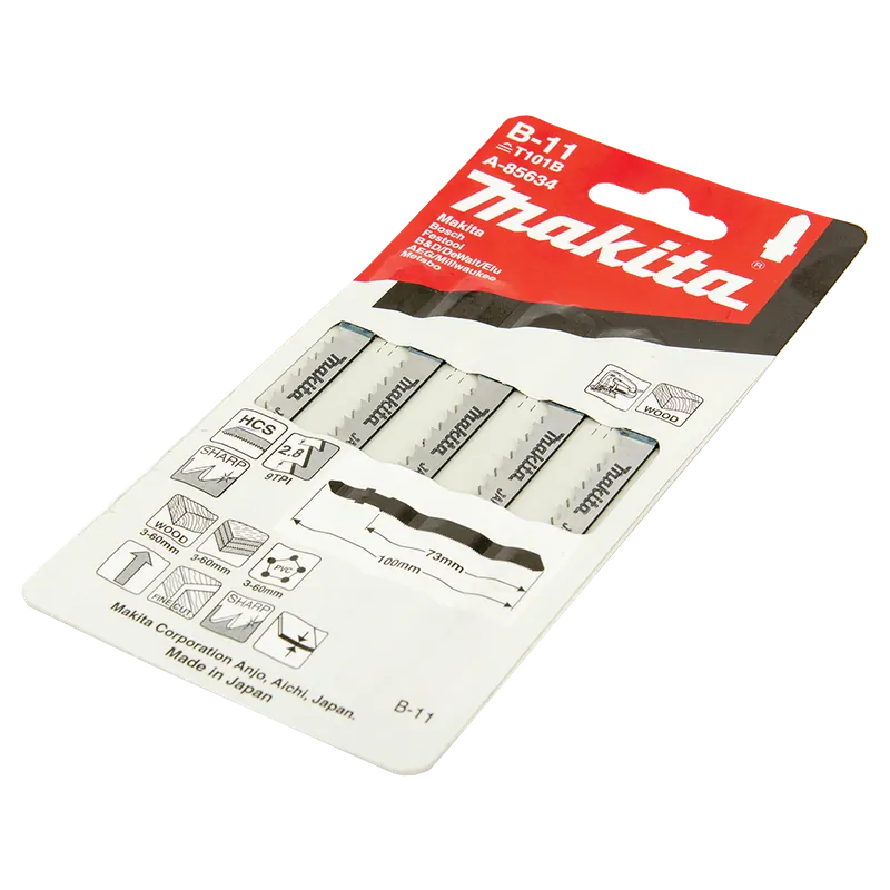 Set 5 lame fierastrau Makita, 75 mm 5buc