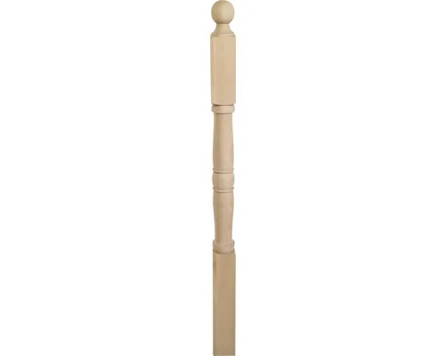 Balustru de capăt fag 1200x75x75 mm ross buc