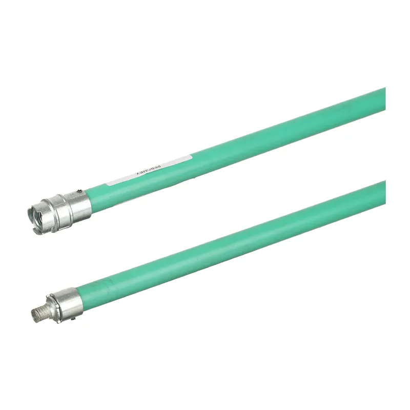 Baston pentru arici cos fum, bucse M12, 1.4 m, PP verde, 4CK15 buc