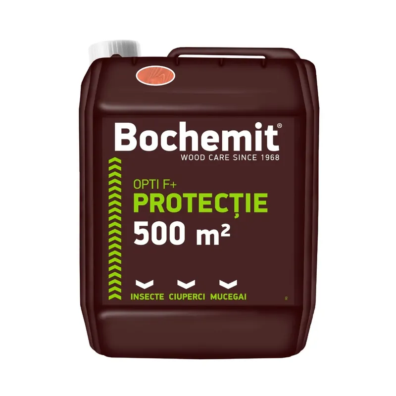 Concentrat antifungic / insecticid pentru lemn, Bochemit Opti F+t, maro, interior / exterior, 5 kg bucată